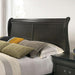 Louis Philippe Cal.King Bed Black & Grey - Inland Furniture (San Bernardino, CA)
