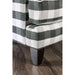 Patricia Ivory/Black Stripe Chair - Inland Furniture (San Bernardino, CA)