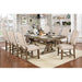 Julia Light Oak/Ivory Side Chair (2/CTN) - Inland Furniture (San Bernardino, CA)
