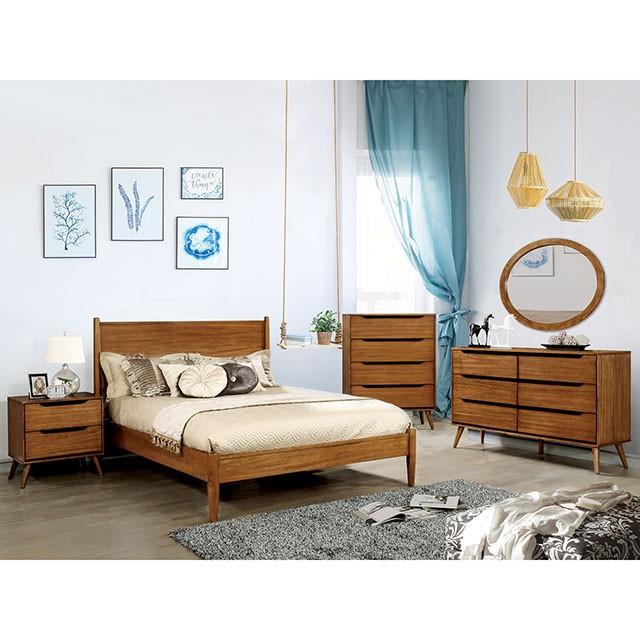 Lennart Oak Cal.King, E.King & Queen Bed - Inland Furniture (San Bernardino, CA)