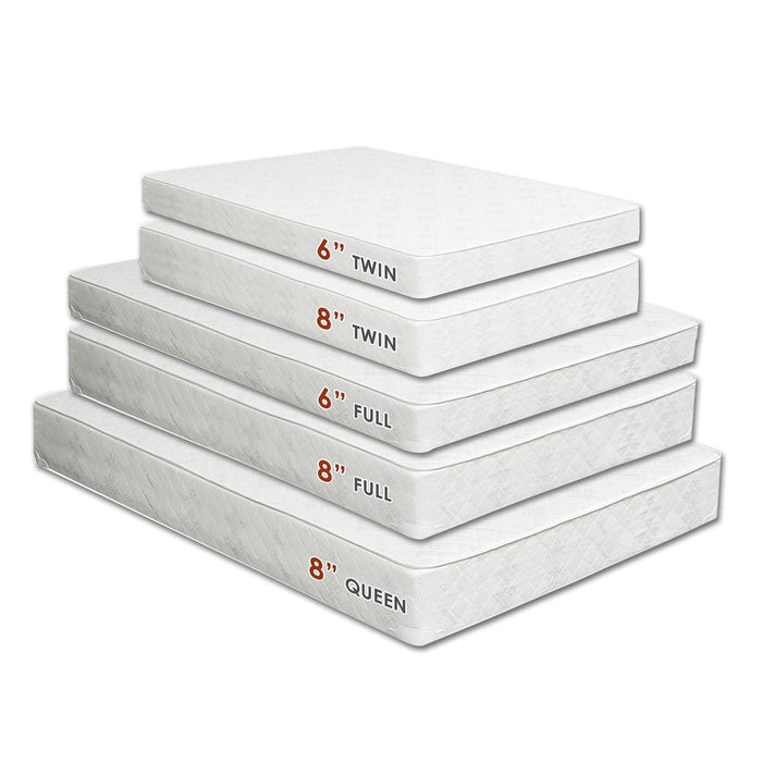Daisy White 6" Bunkie Board Combo Mattress - Twin XL - Inland Furniture (San Bernardino, CA)