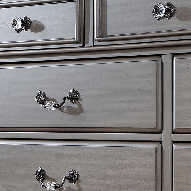 SYRACUSE Chest, Gray - Inland Furniture (San Bernardino, CA)