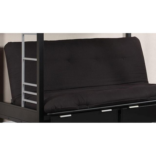 KNOX Black 6" Black Futon Mattress - Inland Furniture (San Bernardino, CA)