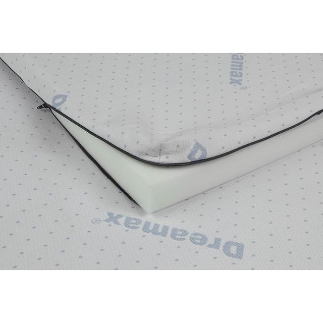 Ilene White NU-TEX Topper, E.King - Inland Furniture (San Bernardino, CA)