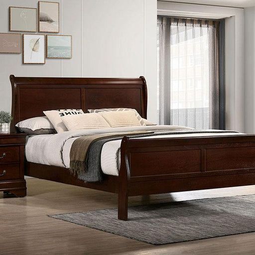 Louis Philippe Full, Twin, Full, & King Bed Black, Grey, Brown & White - Inland Furniture (San Bernardino, CA)
