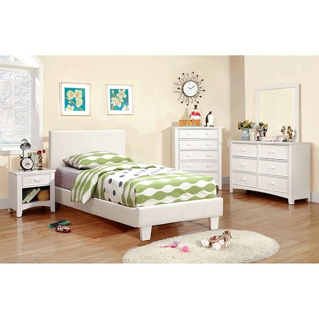 Winn Park Cal.King, E.King, Twin, & Full Bed Chrome, Gray, Brown, & Chrome - Inland Furniture (San Bernardino, CA)