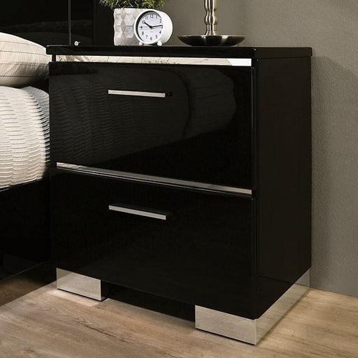 CARLIE Night Stand w/ USB Plug - Inland Furniture (San Bernardino, CA)
