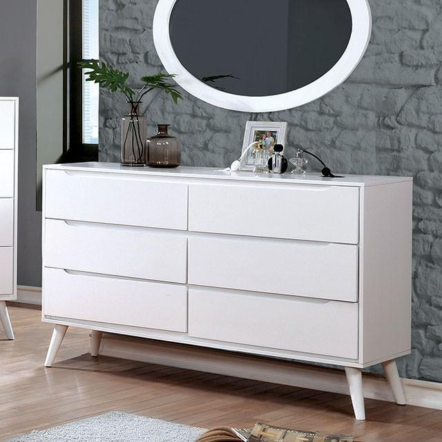 LENNART II White Dresser - Inland Furniture (San Bernardino, CA)