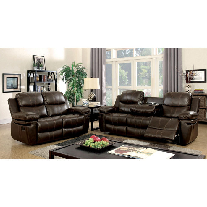 Listowel Brown Love Seat - Inland Furniture (San Bernardino, CA)