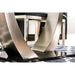 NOVA Silver/Black Dining Table - Inland Furniture (San Bernardino, CA)