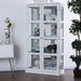 Vilas White Curio Cabinet - Inland Furniture (San Bernardino, CA)