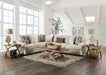 MORNINGTON Sectional, Ivory/Brown - Inland Furniture (San Bernardino, CA)