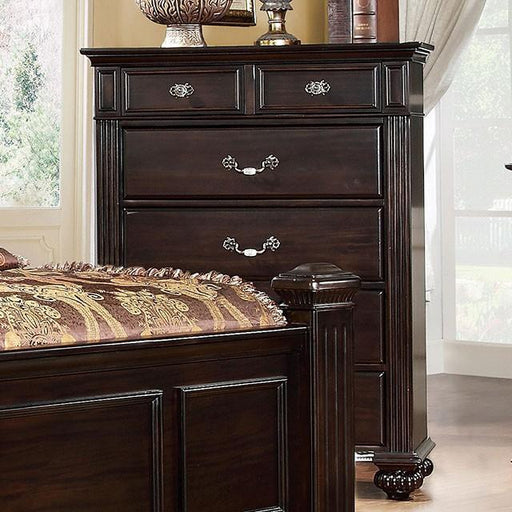 Syracuse Dark Walnut Chest - Inland Furniture (San Bernardino, CA)