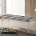 MADDIE Bench, Silver - Inland Furniture (San Bernardino, CA)