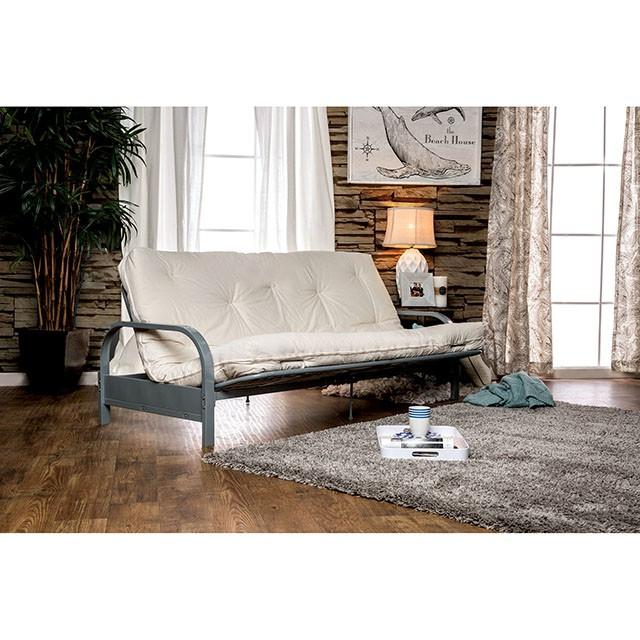 KNOX White 8" White Futon Mattress - Inland Furniture (San Bernardino, CA)