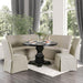 NERISSA Antique Black Round Table, Antique Black - Inland Furniture (San Bernardino, CA)