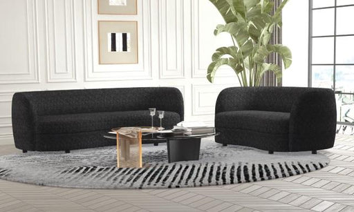 VERSOIX Loveseat, Black - Inland Furniture (San Bernardino, CA)