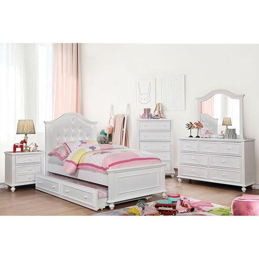 OLIVIA White Trundle - Inland Furniture (San Bernardino, CA)