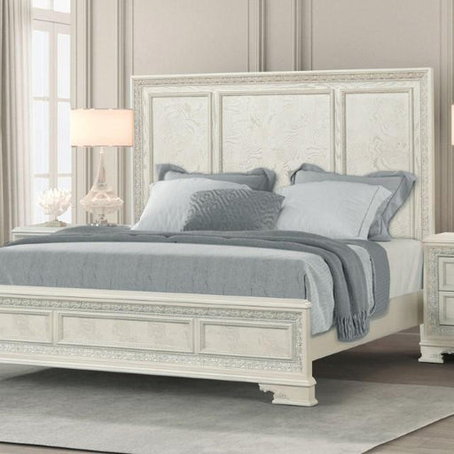 Stella Mia Bed White & White - Inland Furniture (San Bernardino, CA)