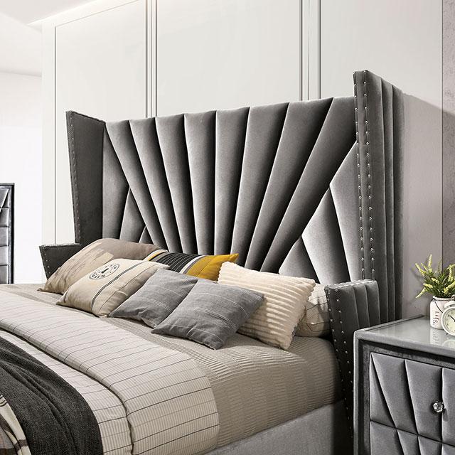 CARISSA Cal.King Bed - Inland Furniture (San Bernardino, CA)