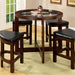 Crystal Cove 5 Pc. Counter Ht. Table Set - Inland Furniture (San Bernardino, CA)