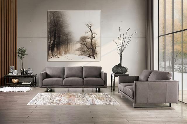 Mezzanotte Sofa Gray - Inland Furniture (San Bernardino, CA)