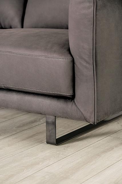 Mezzanotte Sofa Gray - Inland Furniture (San Bernardino, CA)