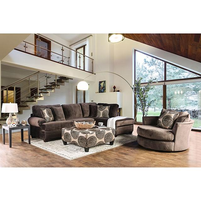 Bonaventura Brown Sectional - Inland Furniture (San Bernardino, CA)