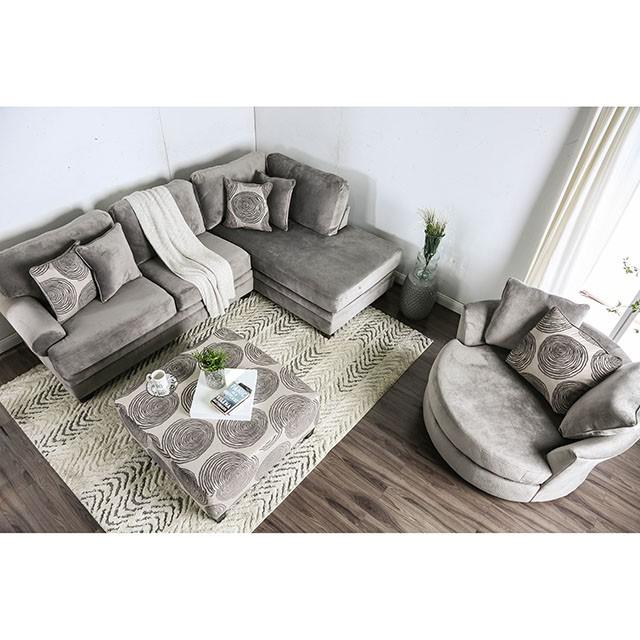Bonaventura Gray Sectional - Inland Furniture (San Bernardino, CA)