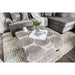 Bonaventura Gray/Pattern Ottoman - Inland Furniture (San Bernardino, CA)