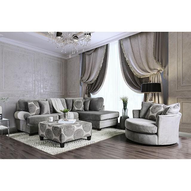 Bonaventura Gray Sectional - Inland Furniture (San Bernardino, CA)