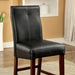 BONNEVILLE II Brown Cherry/Black Counter Ht. Chair (2/CTN) - Inland Furniture (San Bernardino, CA)