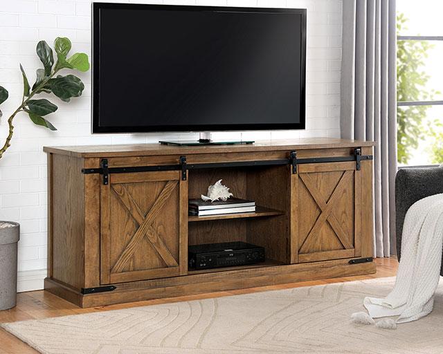BORREGO TV Stand, Dark Oak - Inland Furniture (San Bernardino, CA)