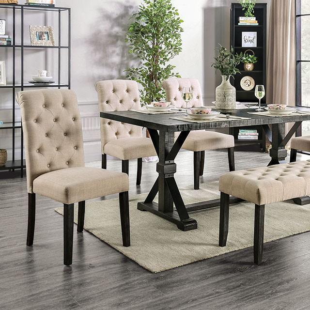 Alfred Dining Table Set - Inland Furniture (San Bernardino, CA)