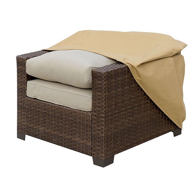 BOYLE Light Brown Dust Cover for Chair - Inland Furniture (San Bernardino, CA)