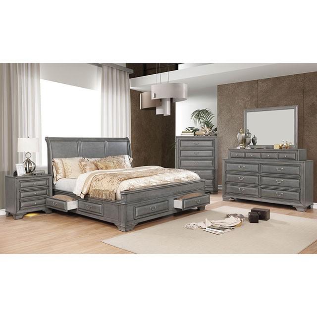 Brandt Gray Chest - Inland Furniture (San Bernardino, CA)