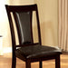 BRENT Dark Cherry/Espresso Side Chair (2/CTN) - Inland Furniture (San Bernardino, CA)