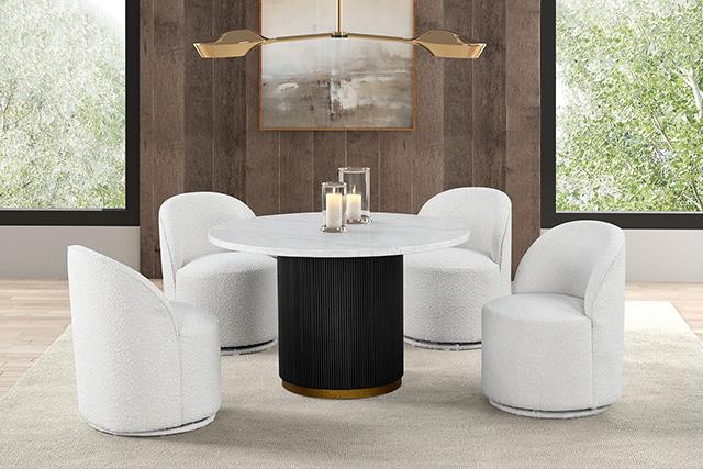 Broager Dining Swivel Chair - Inland Furniture (San Bernardino, CA)