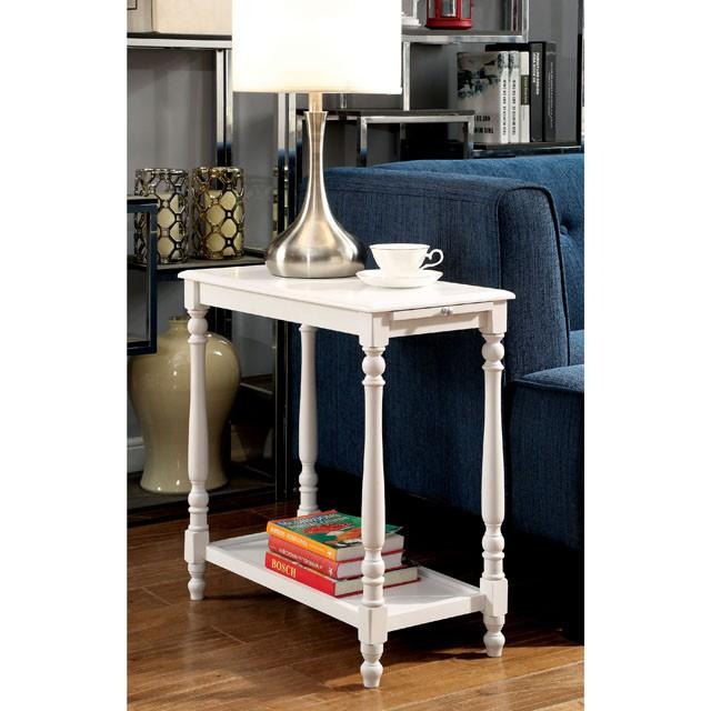 DEERING White Side Table - Inland Furniture (San Bernardino, CA)