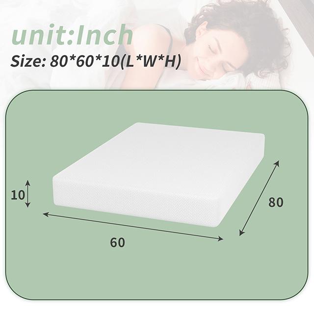 Coreopsis 10" Queen Memory Foam Wave Comfort - Inland Furniture (San Bernardino, CA)