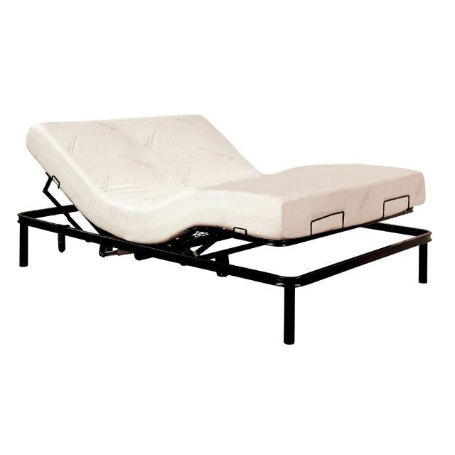 FRAMOS Black Adjustable Bed Frame - E.King - Inland Furniture (San Bernardino, CA)