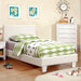 Winn Park Bed Espresso, Velvet, & White - Inland Furniture (San Bernardino, CA)