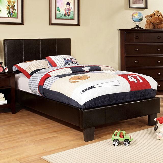 Winn Park Cal.King, E.King, Twin, & Full Bed Chrome, Gray, Brown, & Chrome - Inland Furniture (San Bernardino, CA)
