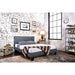 Winn Park Cal.King, E.King, Twin, & Full Bed Chrome, Gray, Brown, & Chrome - Inland Furniture (San Bernardino, CA)