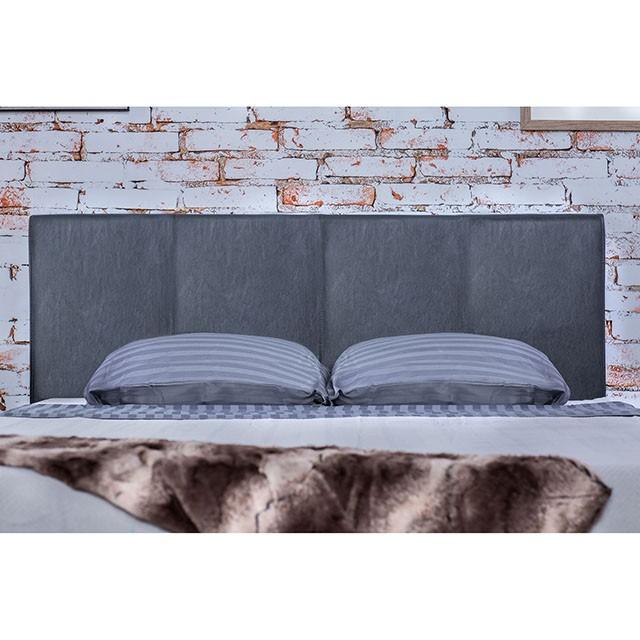 Winn Park Cal.King, E.King, Twin, & Full Bed Chrome, Gray, Brown, & Chrome - Inland Furniture (San Bernardino, CA)