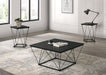 Whetstone 3 Pc. Table Set Black - Inland Furniture (San Bernardino, CA)
