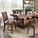 Wichita Light Walnut Dining Table - Inland Furniture (San Bernardino, CA)