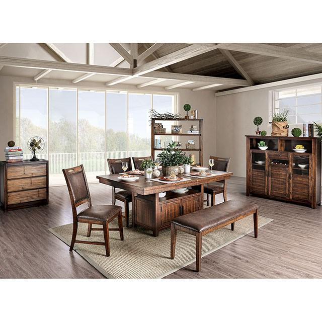 Wichita Light Walnut Dining Table - Inland Furniture (San Bernardino, CA)