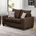 WEST ACTION Loveseat, Chocolate - Inland Furniture (San Bernardino, CA)