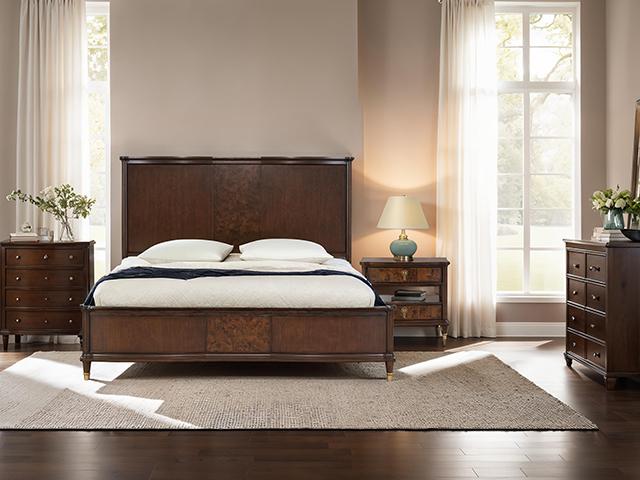Westerham Bed Cherry - Inland Furniture (San Bernardino, CA)